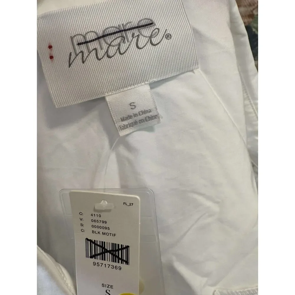 NWT Anthropologie Mare Mare Floral Tuxedo Buttondown Top Sz Small